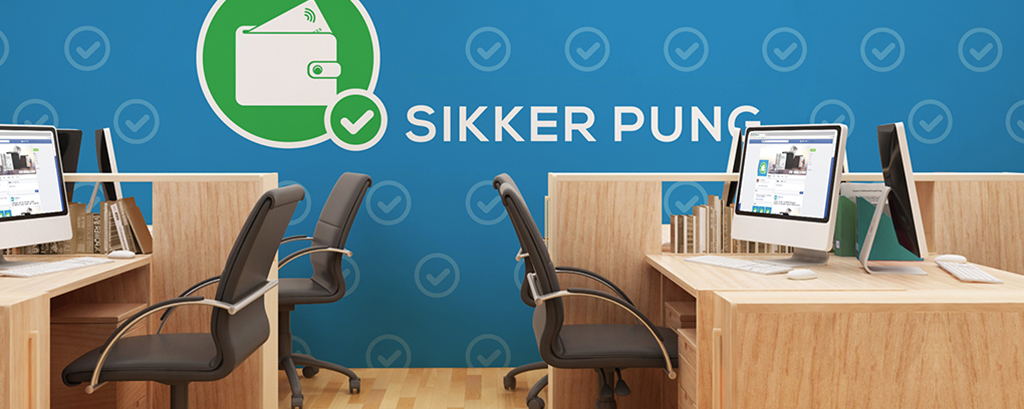 Sikkerpung logo design