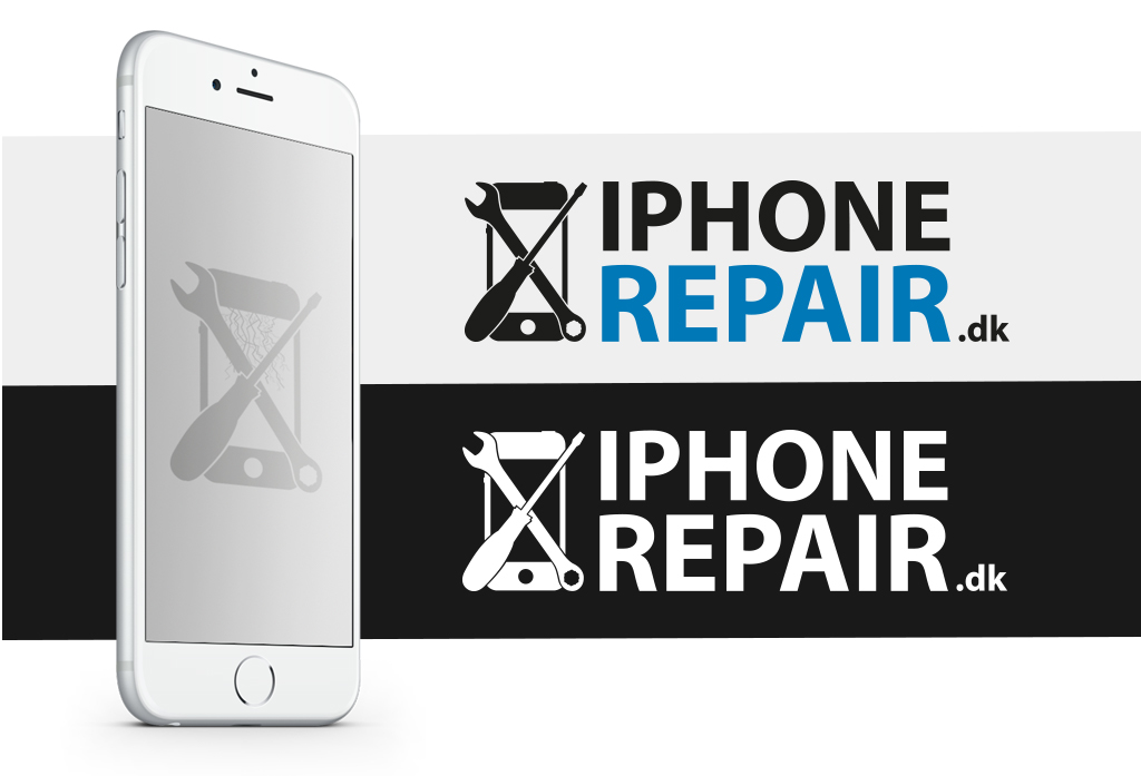 iPhoneRepair logo + logotype