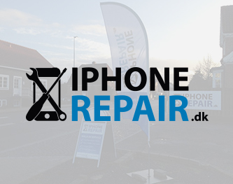 iPhoneRepair logo, plakater, skilte m.m.